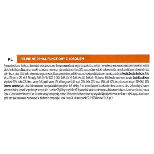 PRO PLAN Veterinary Diet Renal Lachs Nassfutter 10x85g Niere