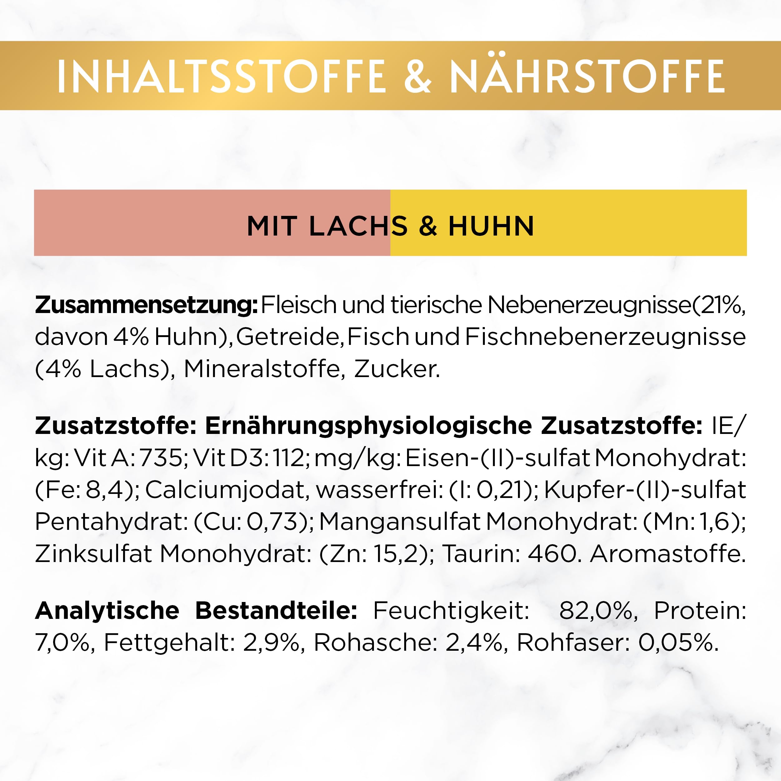 GOURMET Perle Häppchen Sauce Nassfutter Lachs Huhn 12x85g