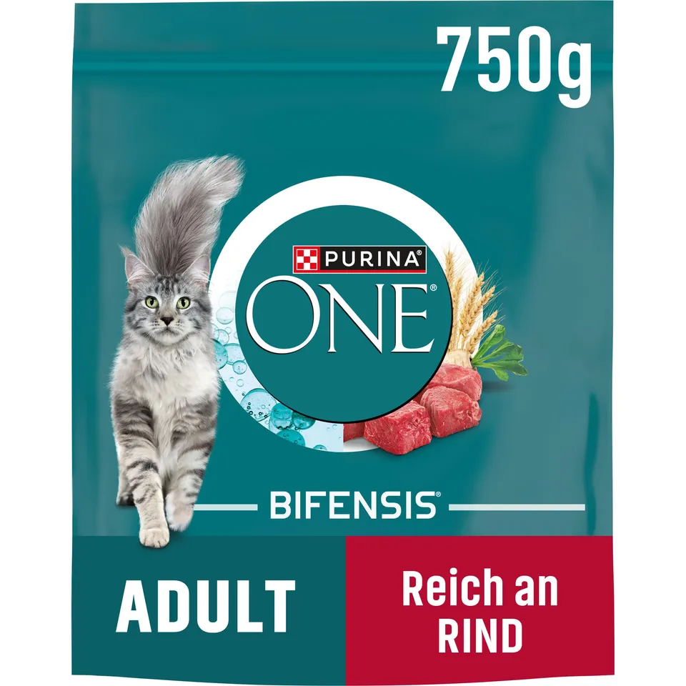 PURINA ONE Bifensis Adult Trockenfutter Rind 6x750g Vollkorn
