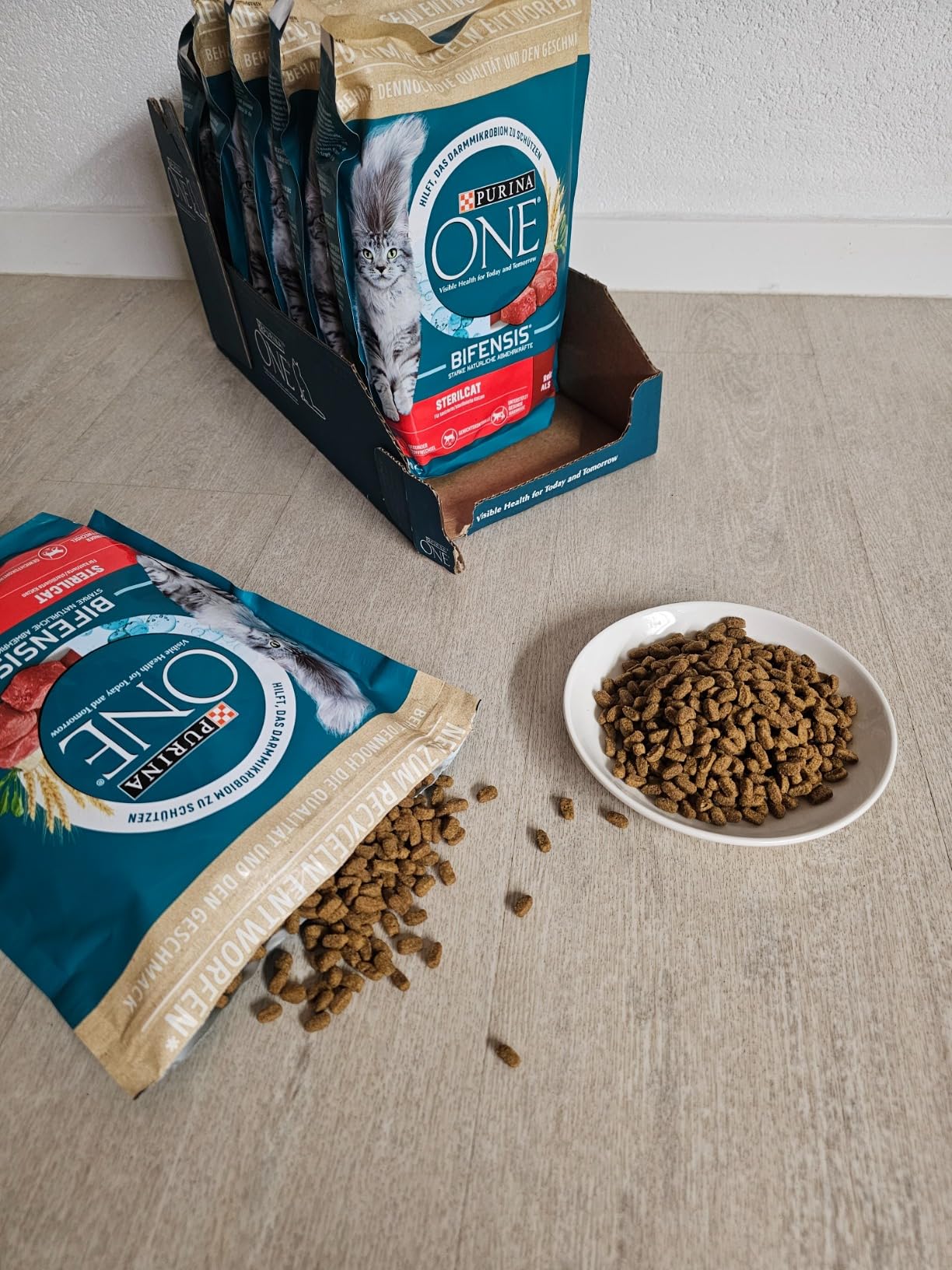 Purina One Bifensis Sterilcat Trockenfutter Rind 6x1,4kg