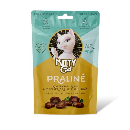 KITTY Cat Snacks Praliné Katzenleckerli Rind & Garnele 50 g