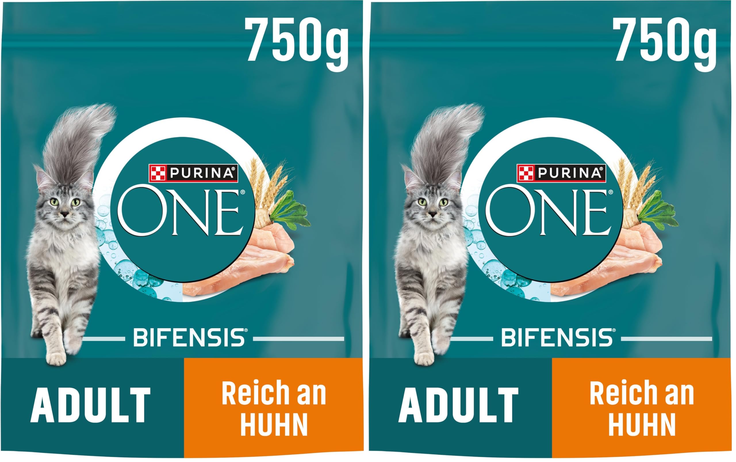 PURINA ONE BIFENSIS Adult Trockenfutter Huhn 6x750g