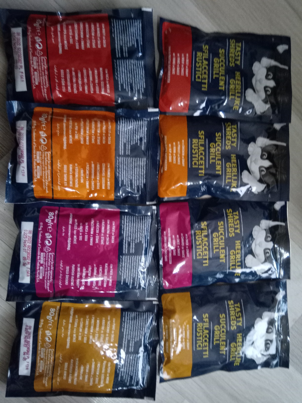 FELIX Tasty Shreds Nassfutter vom Land 60x80g mit Rind