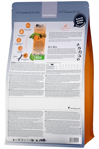 Happy Cat Culinary Adult Land Ente Trockenfutter 4kg getreidefrei