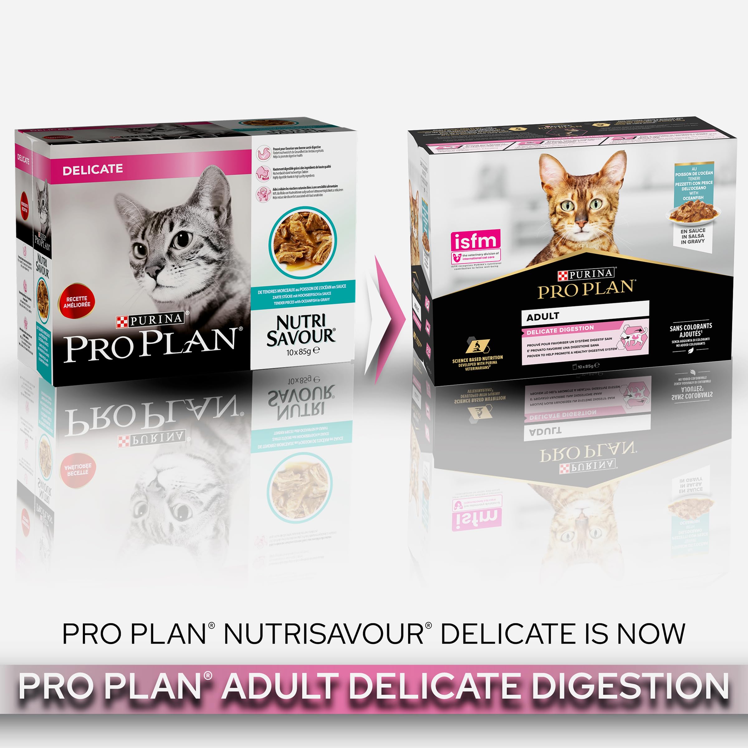Pro Plan Nutrisavour Nassfutter Seefisch Soße 10x85g