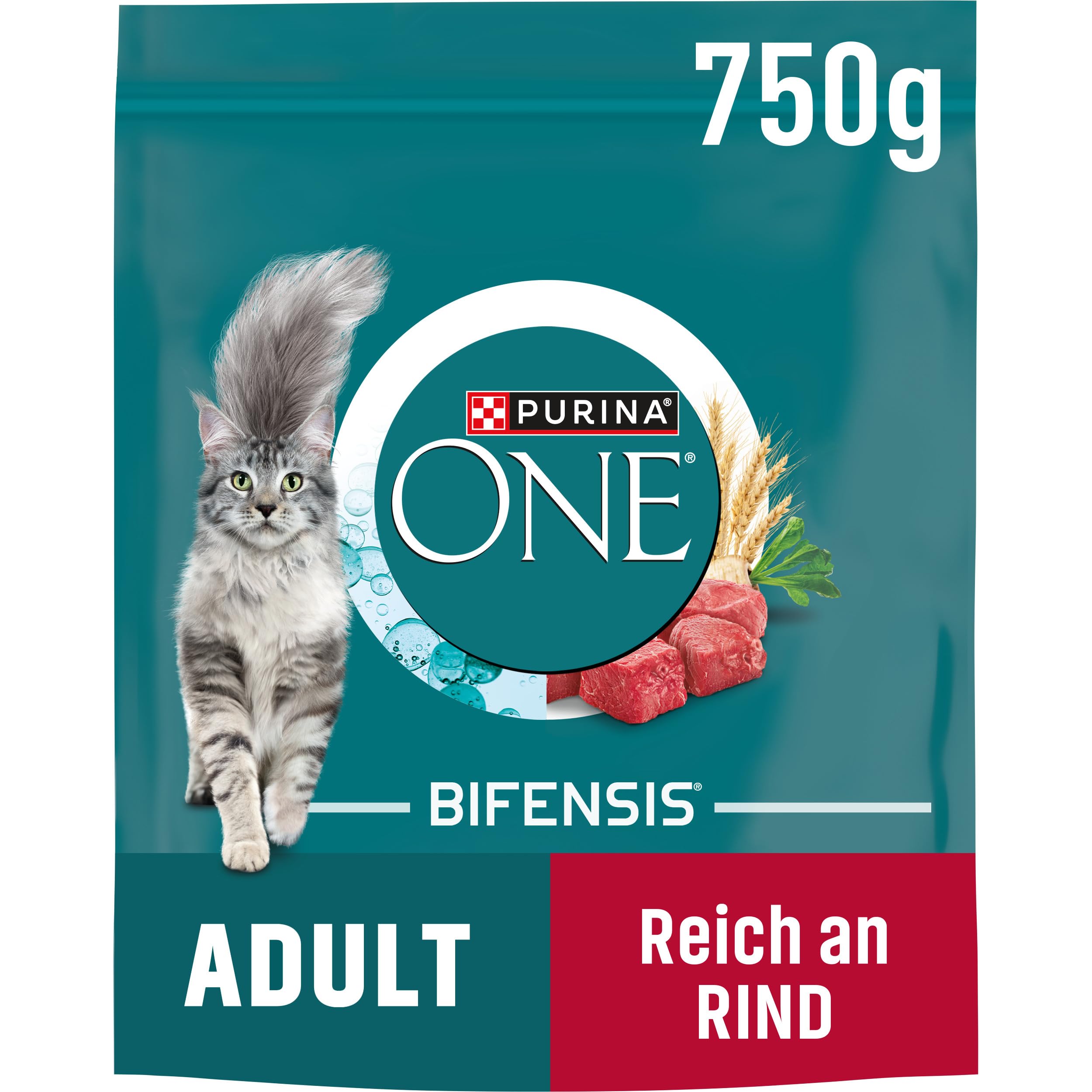 PURINA ONE Bifensis Adult Trockenfutter Rind 6x750g Vollkorn
