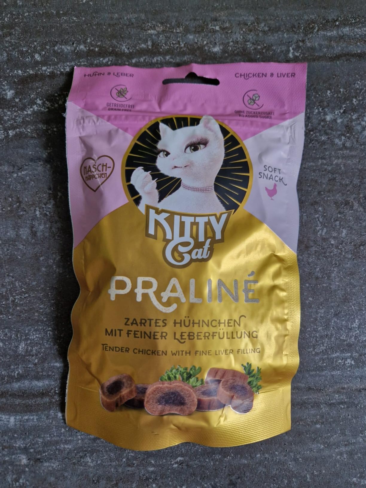 KITTY Cat Snacks Praliné Huhn & Leber 10x50g