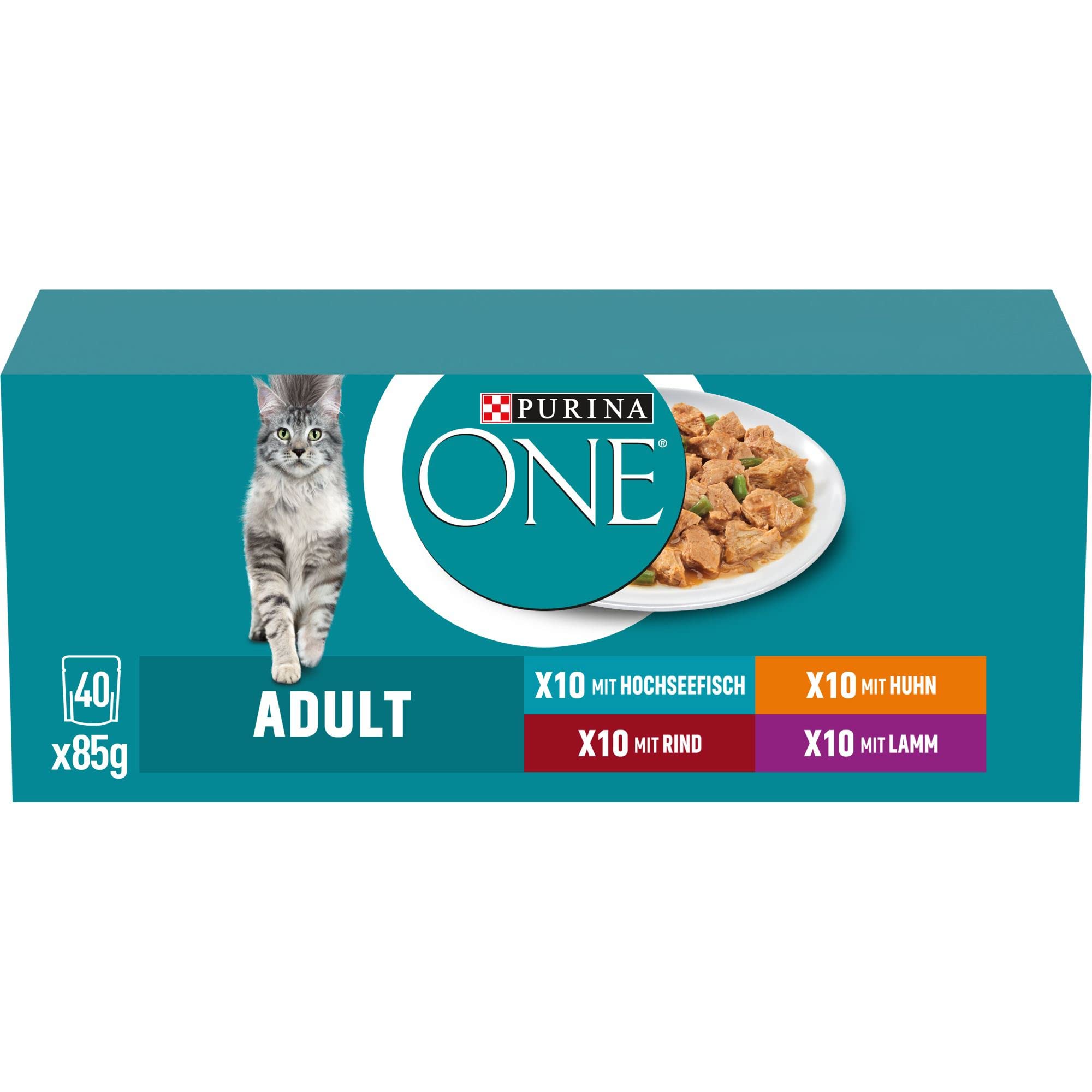 PURINA ONE BIFENSIS Mix Nassfutter Sauce 60x85g