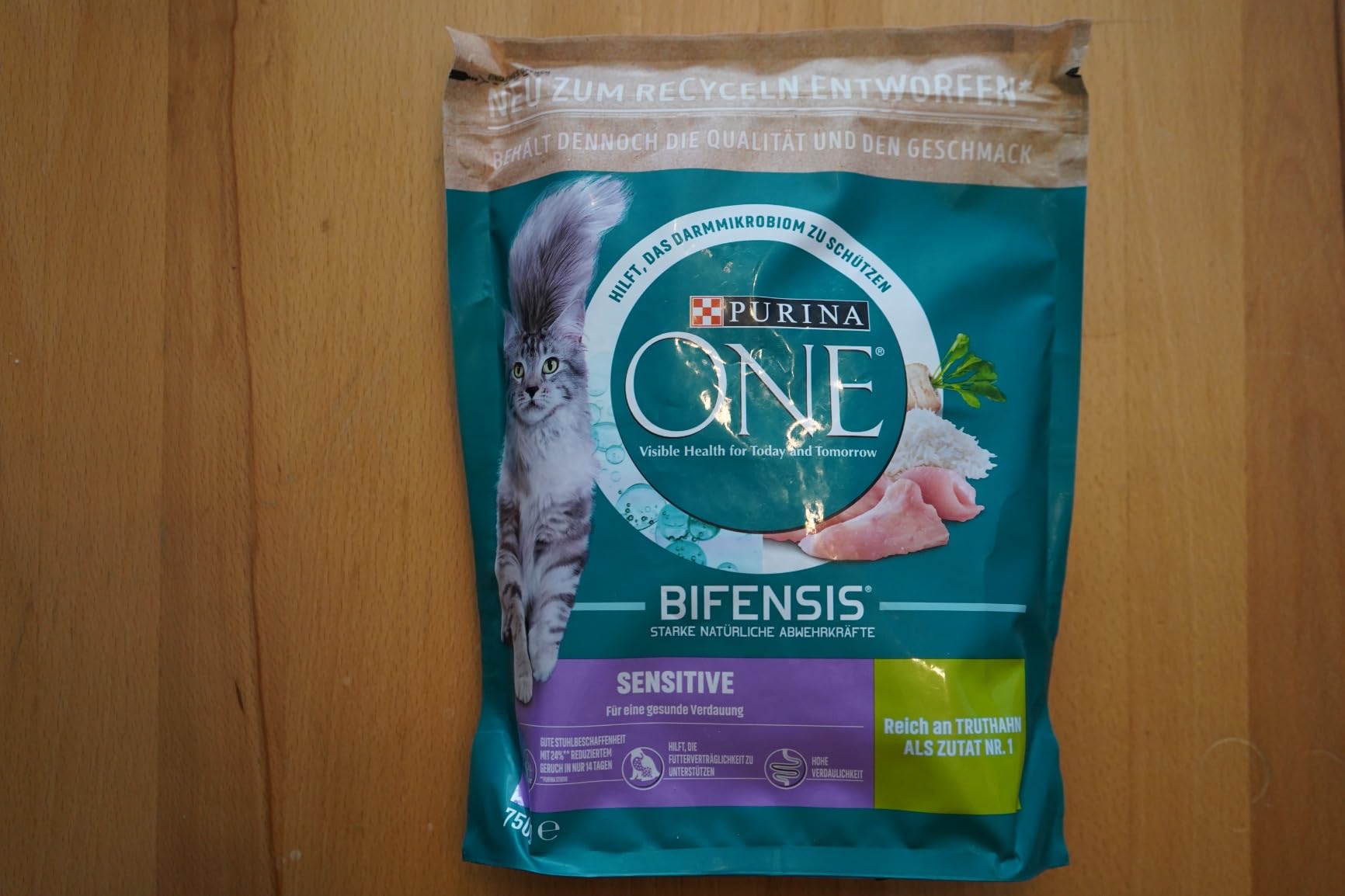 Purina One Bifensis Sensitive Trockenfutter Truthahn 6x750g