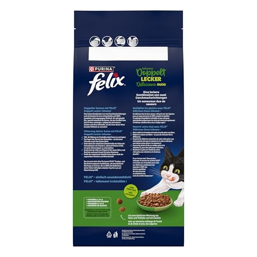 FELIX Doppelt Lecker Inhome Huhn Trockenfutter 12kg