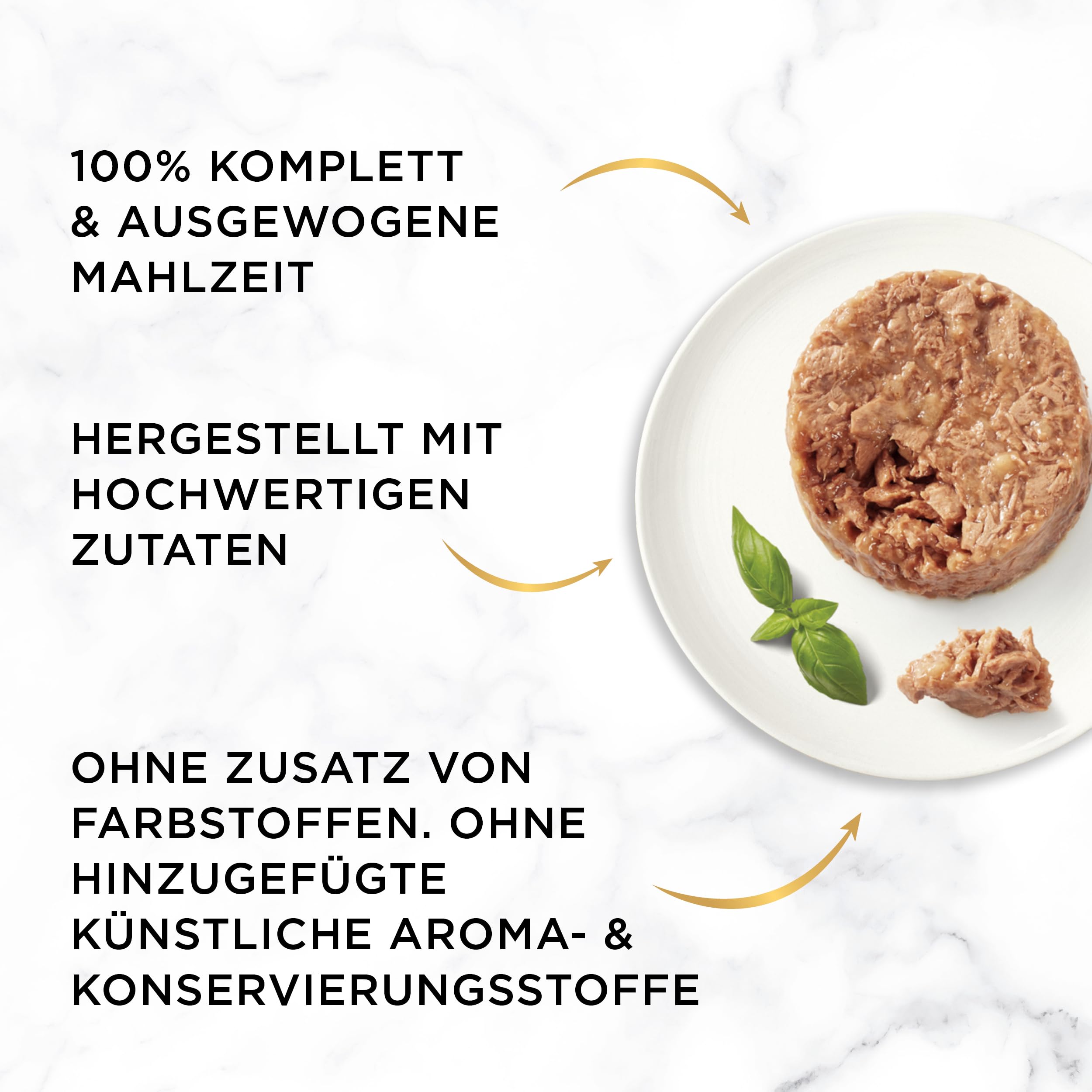 GOURMET Perle Duetto Lachs & Seelachs Nassfutter 12x85g mit Sauce