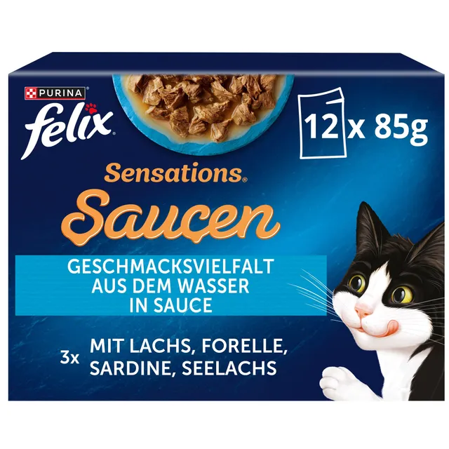 Felix Doppelt Lecker Nassfutter Fisch Aus dem Wasser 24x85g