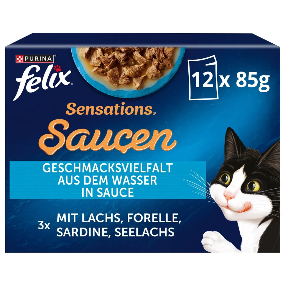 Felix Doppelt Lecker Nassfutter Fisch Aus dem Wasser 24x85g