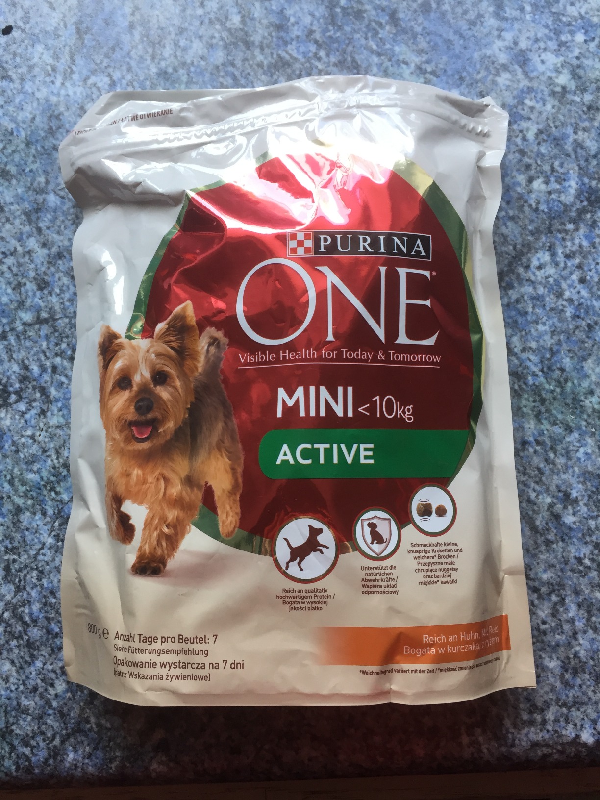PURINA ONE Mini Small Active Huhn Hundetrockenfutter 2kg