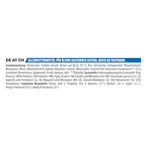 Pro Plan Sterilised 7+ Senior Truthahn Trockenfutter 4x3kg