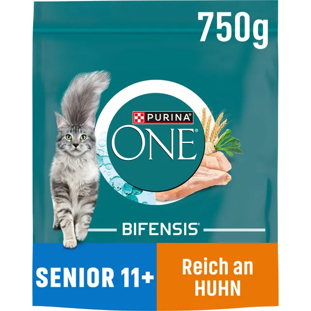 Purina One Bifensis Senior 11+ Trockenfutter Huhn 6x750g