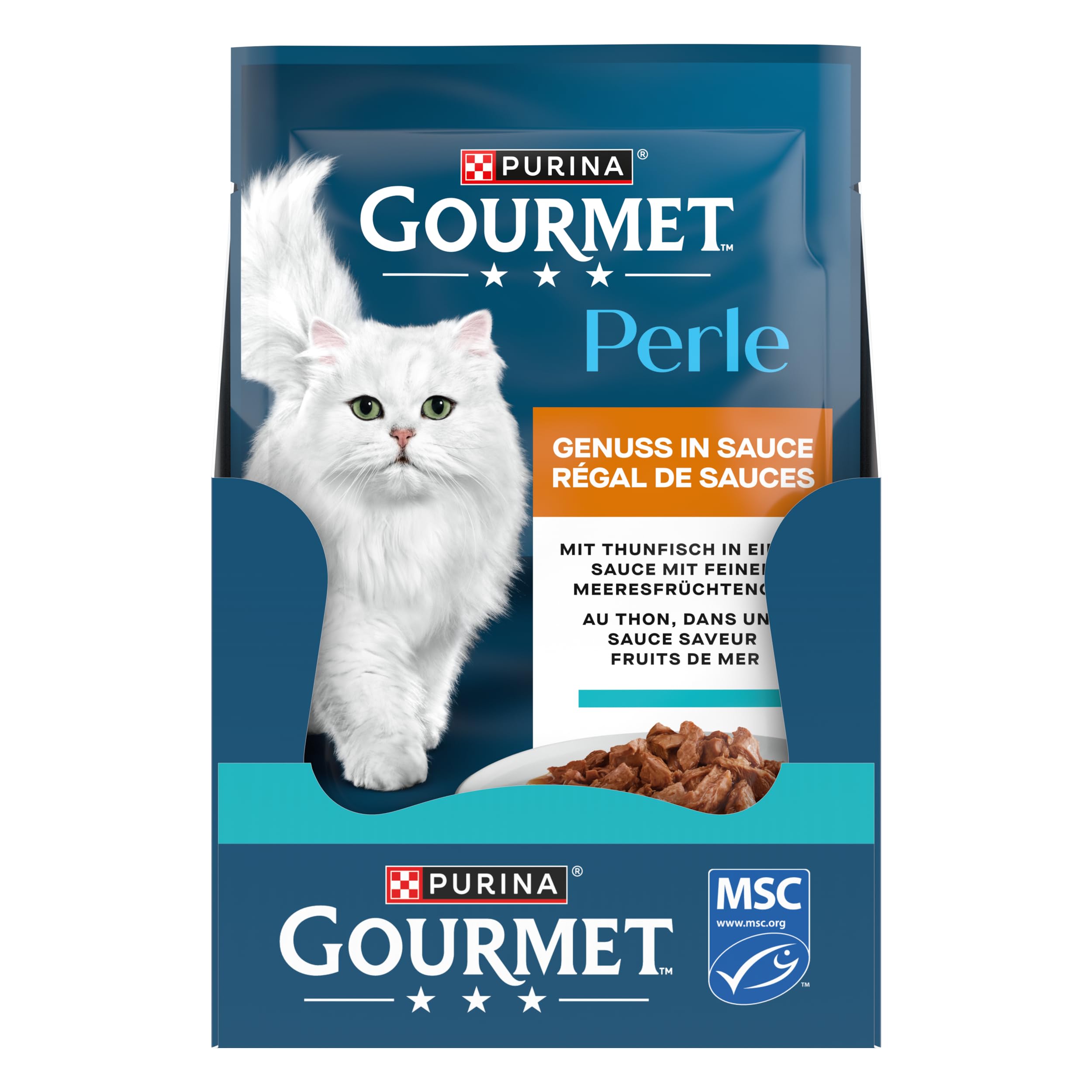 Gourmet Perle Genuss in Sauce Nassfutter Huhn 26x85 g