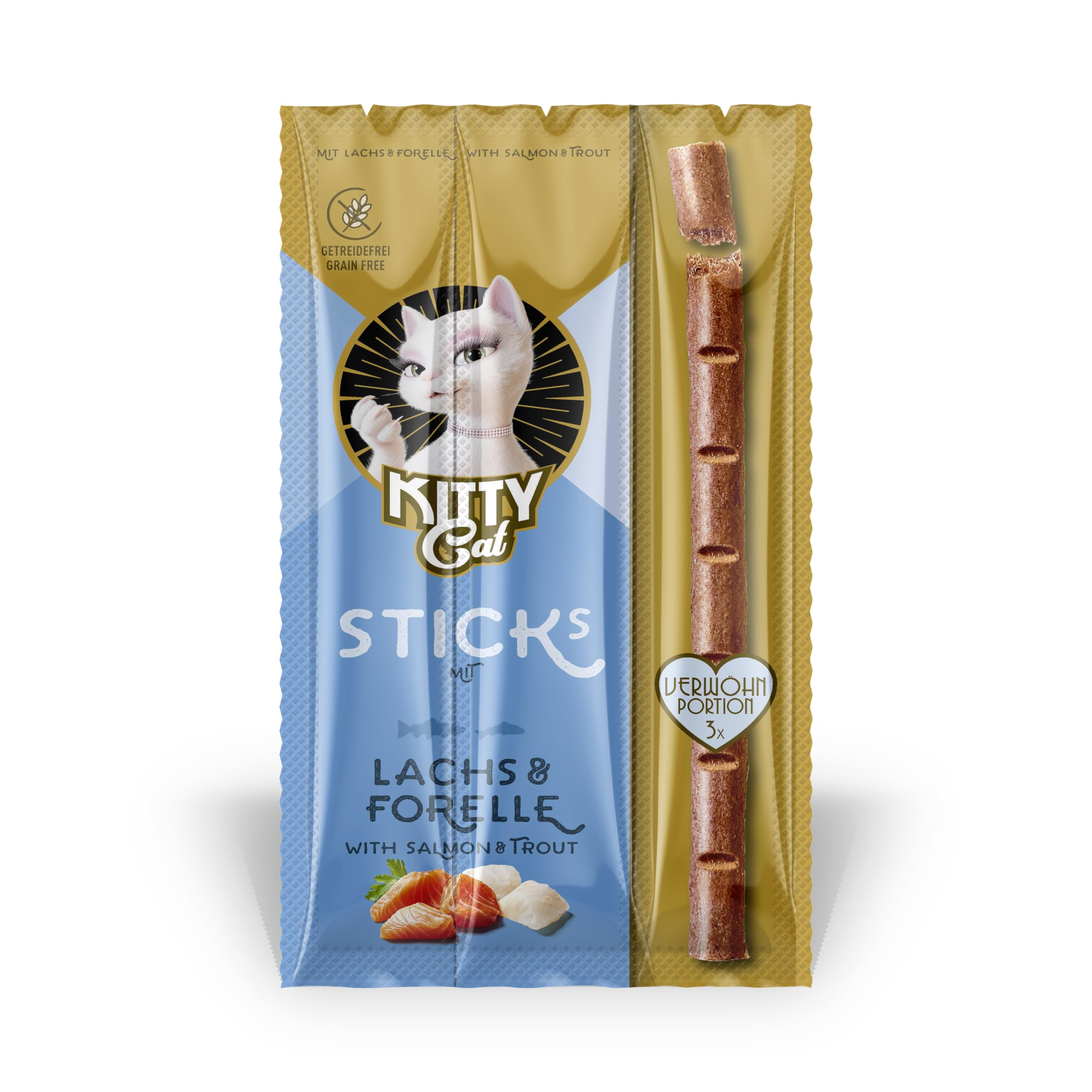 KITTY Cat Sticks Snack Lachs Forelle 15 g