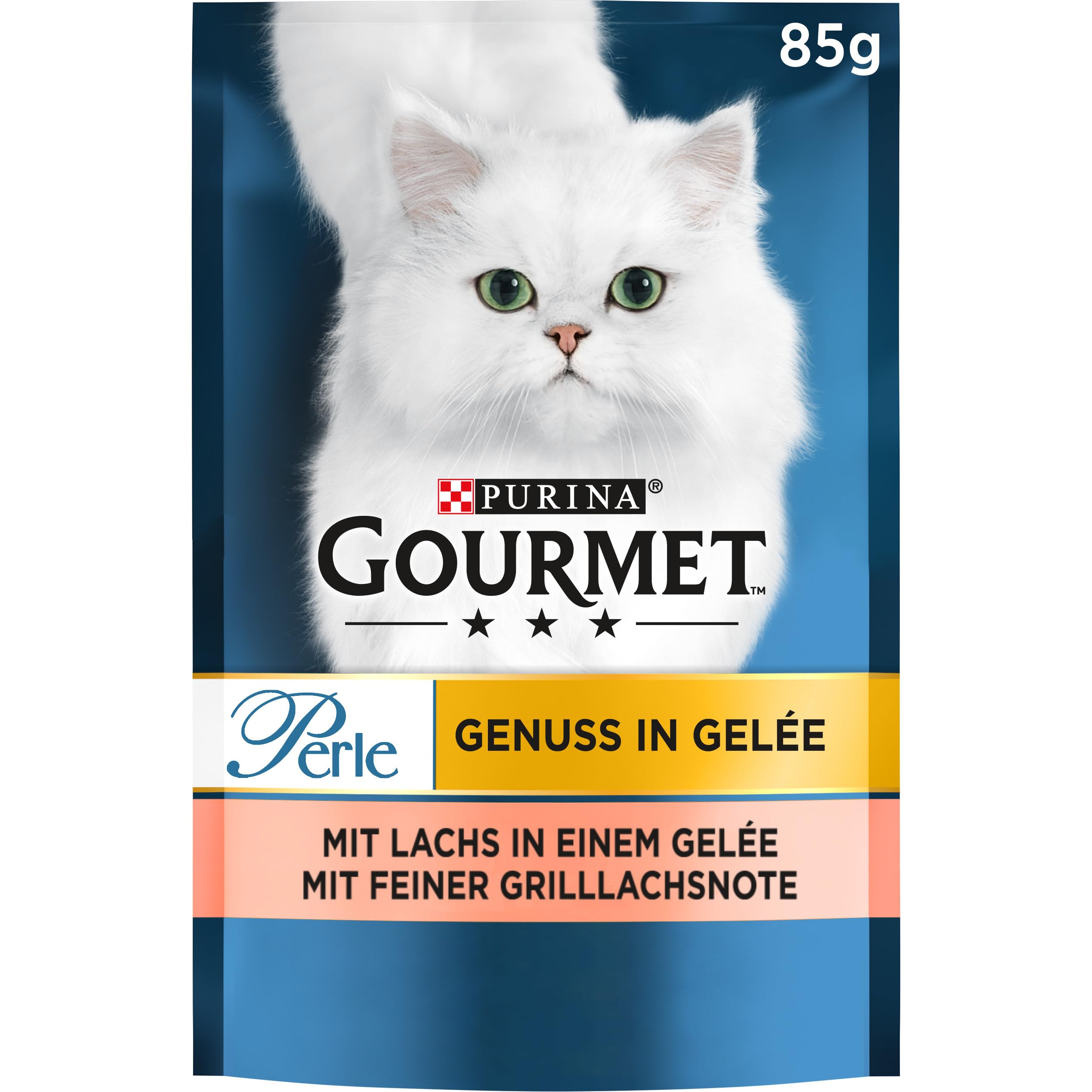 GOURMET Perle Genuss Gelee Nassfutter Huhn 26x85g Auswahl