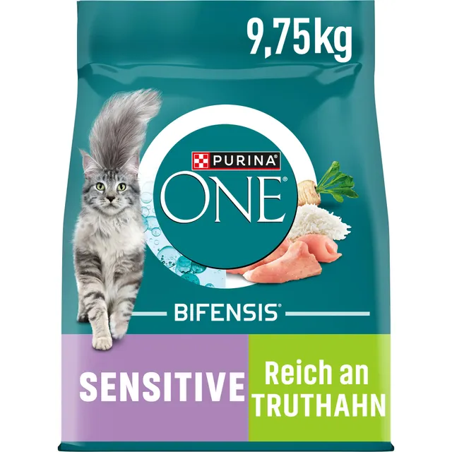 PURINA ONE BIFENSIS Sensitive Trockenfutter Truthahn 9,75kg