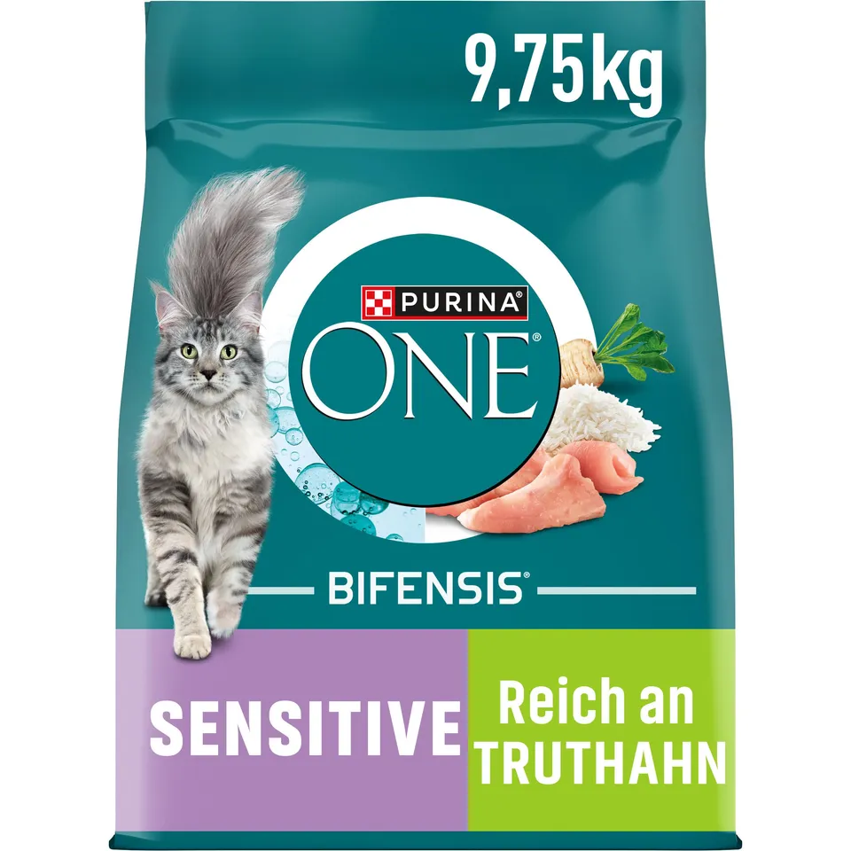 PURINA ONE BIFENSIS Sensitive Trockenfutter Truthahn 9,75kg
