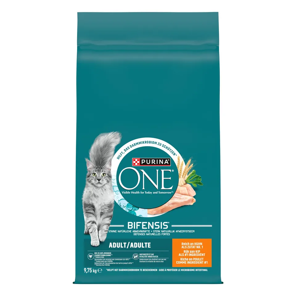 Purina One Bifensis Adult Trockenfutter Huhn 9,75kg