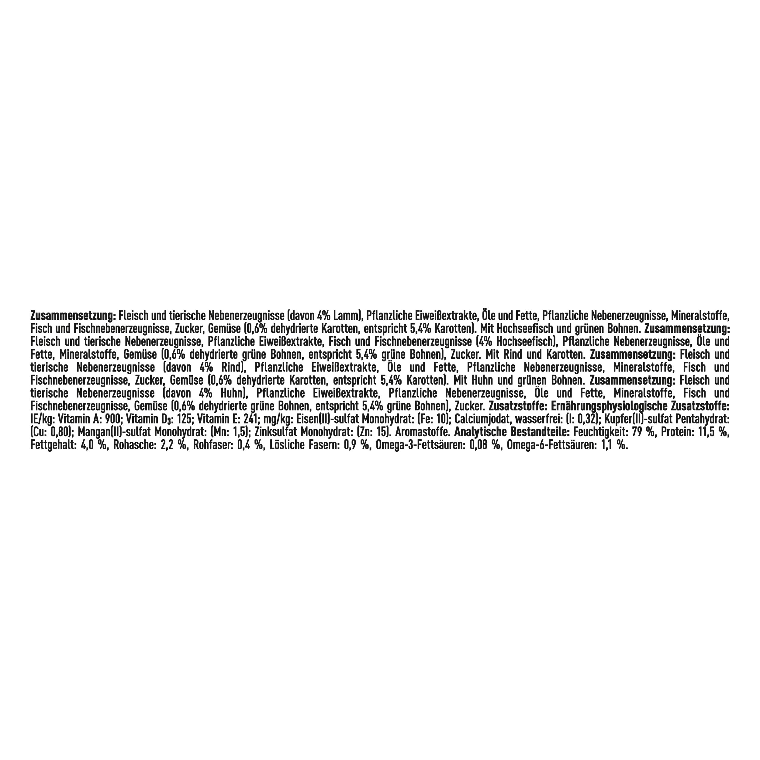 PURINA ONE BIFENSIS Mix Nassfutter Sauce 60x85g