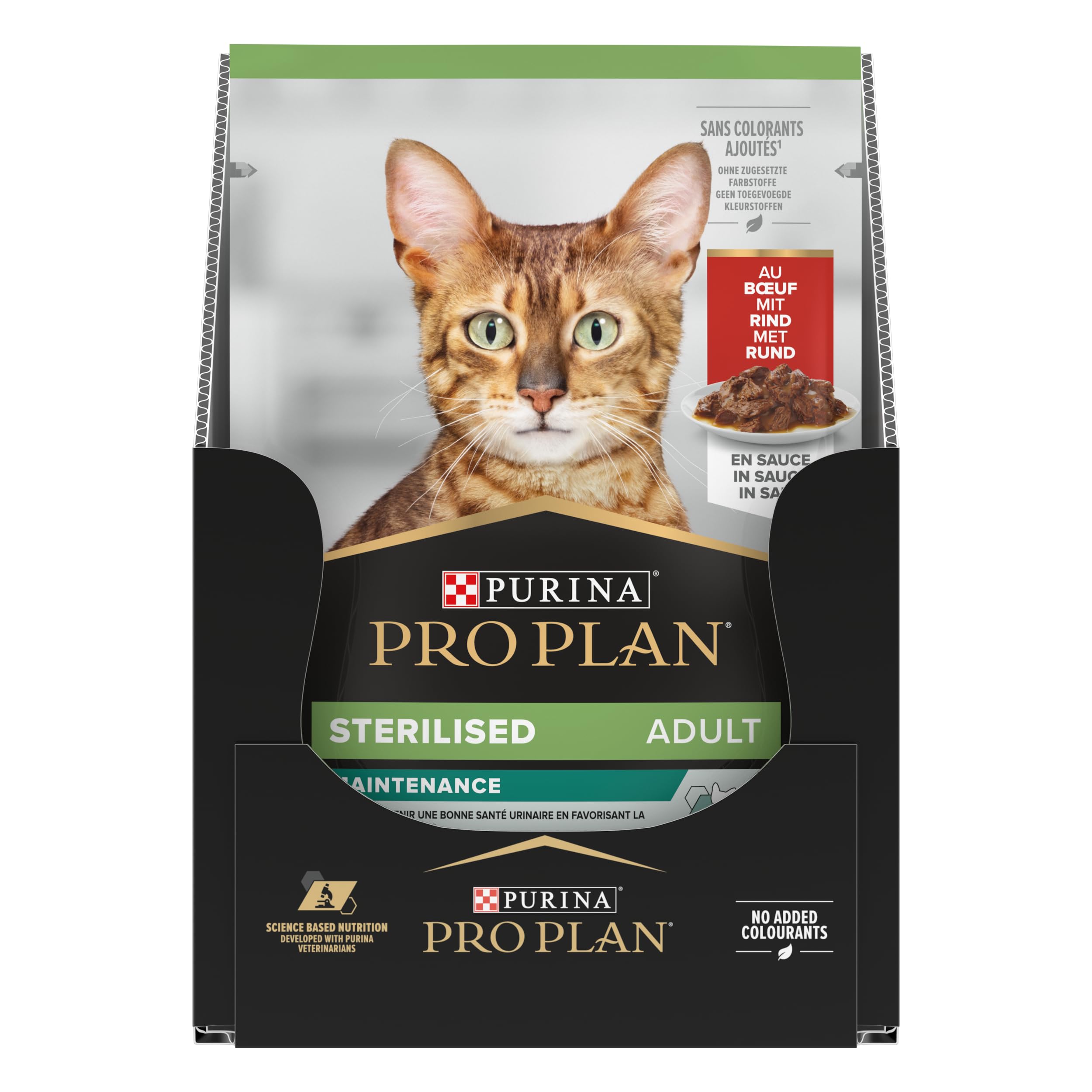 Purina Pro Plan Sterilised Nutrisavour Nassfutter Rind 24x85g