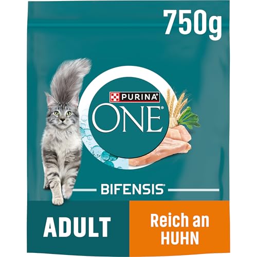 PURINA ONE BIFENSIS Adult Trockenfutter Huhn 6x750g