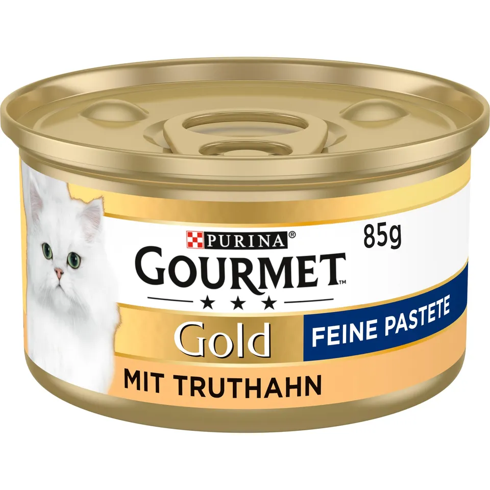 GOURMET Perle Pastete Nassfutter Truthahn 12x85g