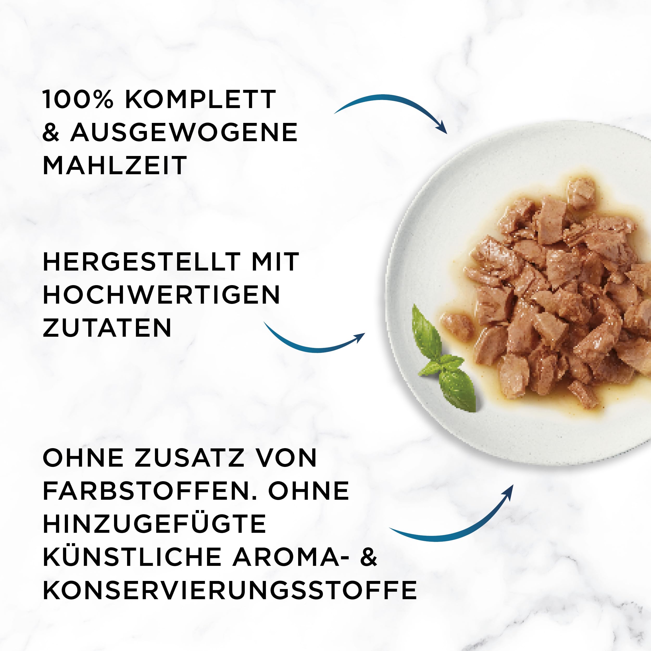 Gourmet Perle Erlesene Streifen Nassfutter Sorten-Mix 60x85 g