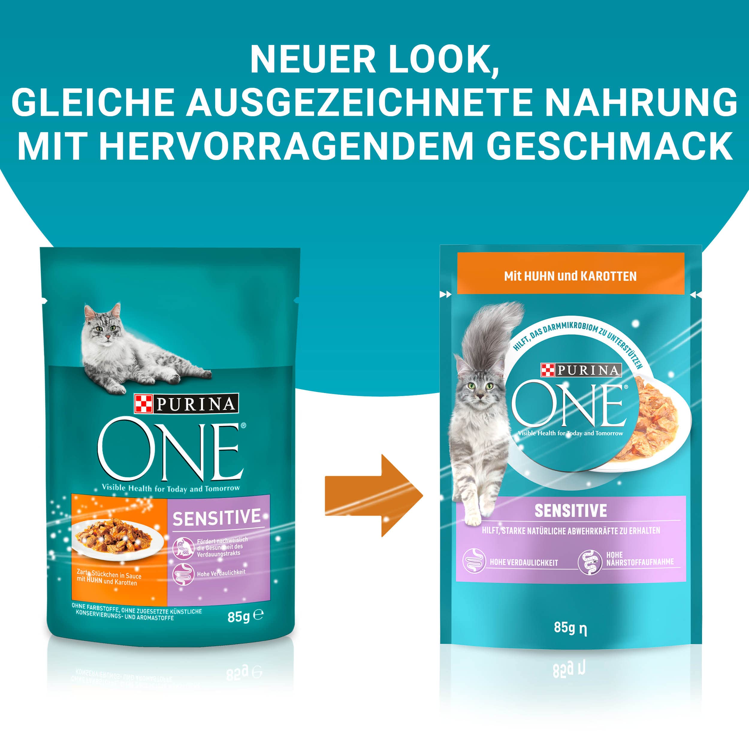 Purina One Bifensis Sensitive Nassfutter Huhn 26x85g