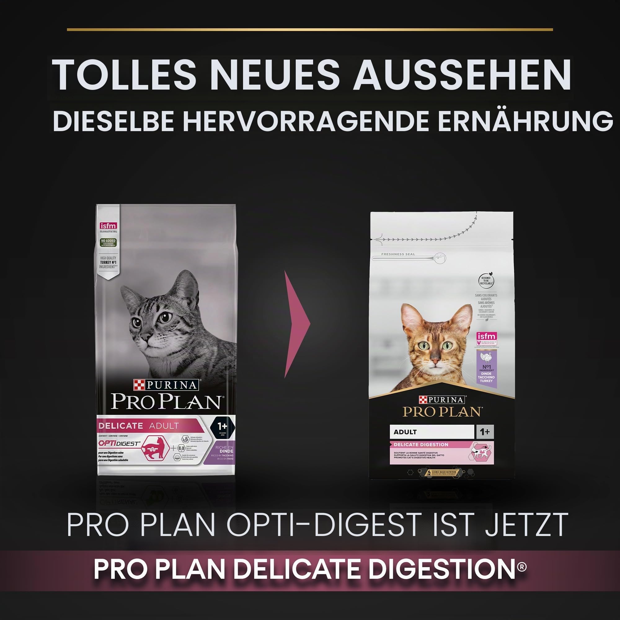 Pro Plan Delicate Digestion Truthahn Trockenfutter 2x400 g