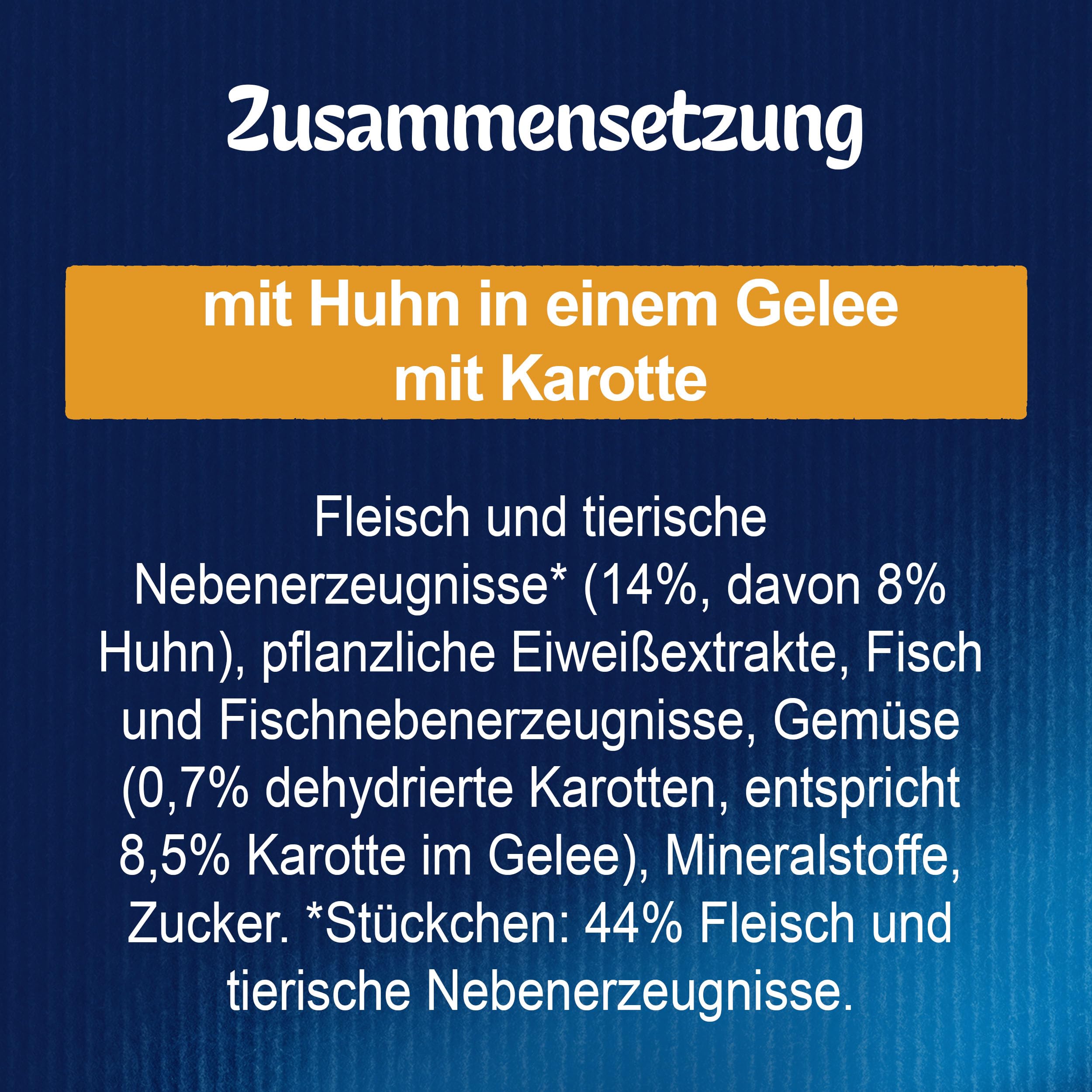 FELIX Sensations Huhn-Karotte Nassfutter 26x85g in Gelee