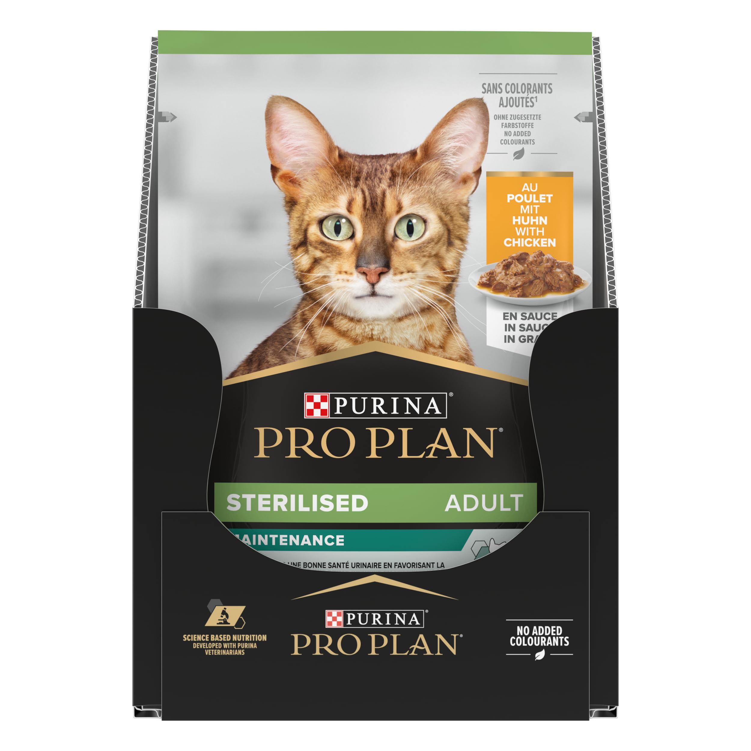 Purina Pro Plan Sterilised Nutrisavour Nassfutter Huhn 24x85g kastriert