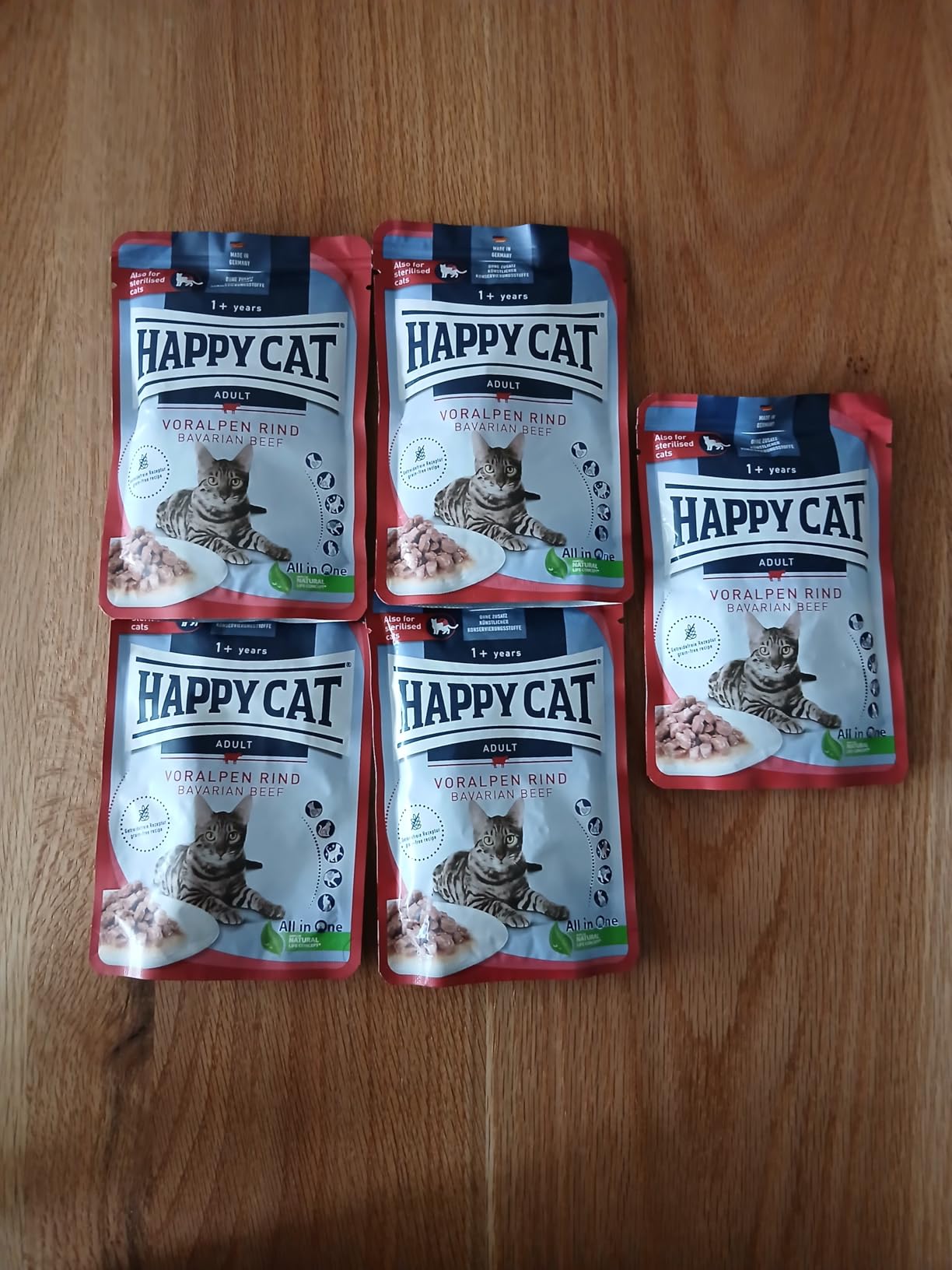 Happy Cat Meat in Sauce Nassfutter Rind Sauce 85 g getreidefrei