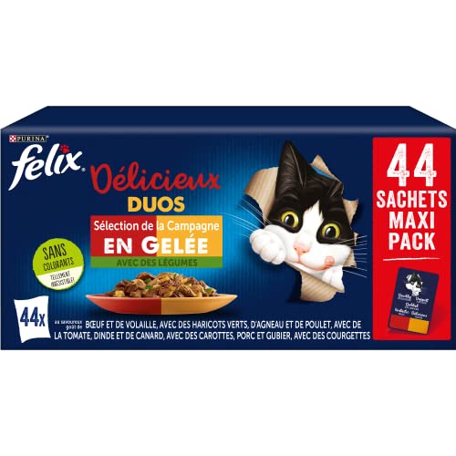Felix Doppelt Lecker Nassfutter Gelee 44x85 g