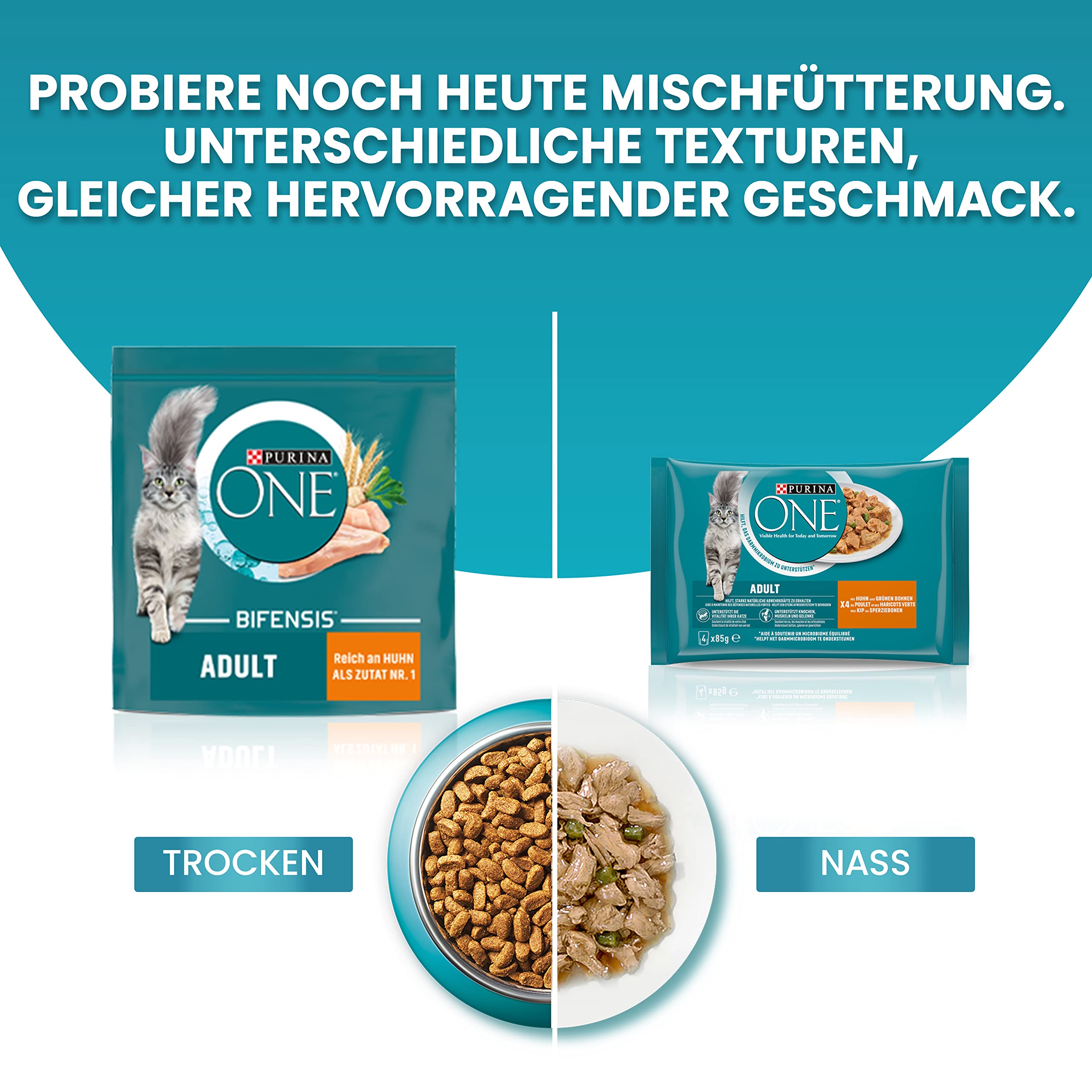 Purina One Bifensis Adult Trockenfutter Huhn 5,7kg
