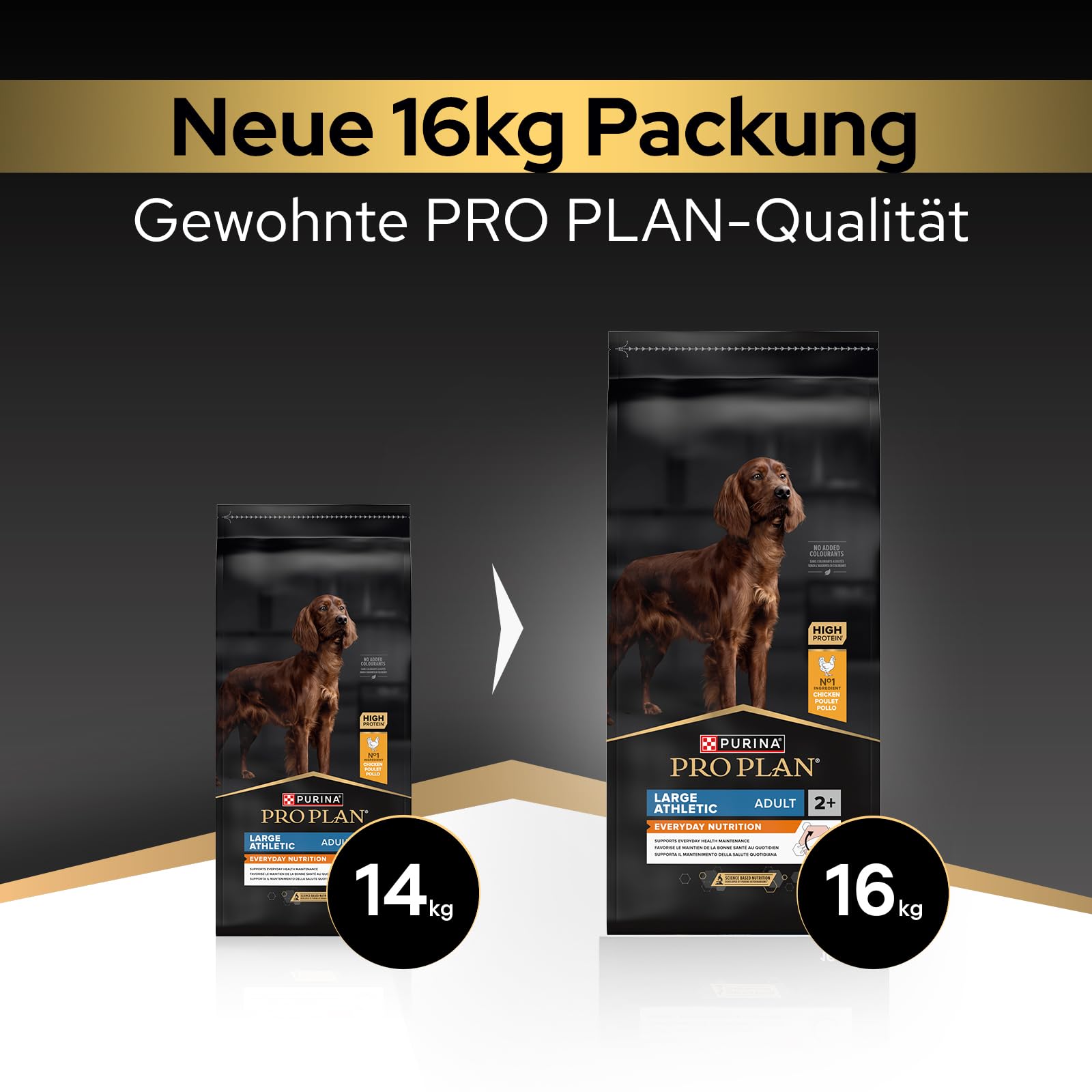 Pro Plan Large Athletic Adult Hundefutter Huhn 16 kg