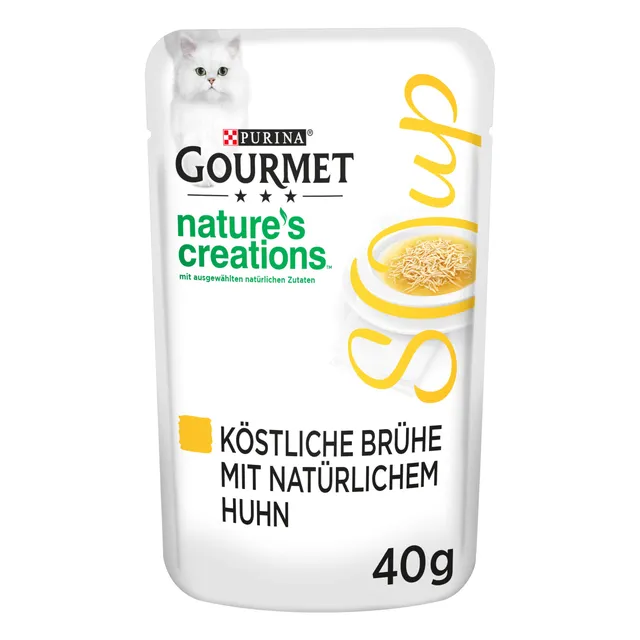 Gourmet Crystal Soup Huhn Katzensuppe 32x40g natürlich