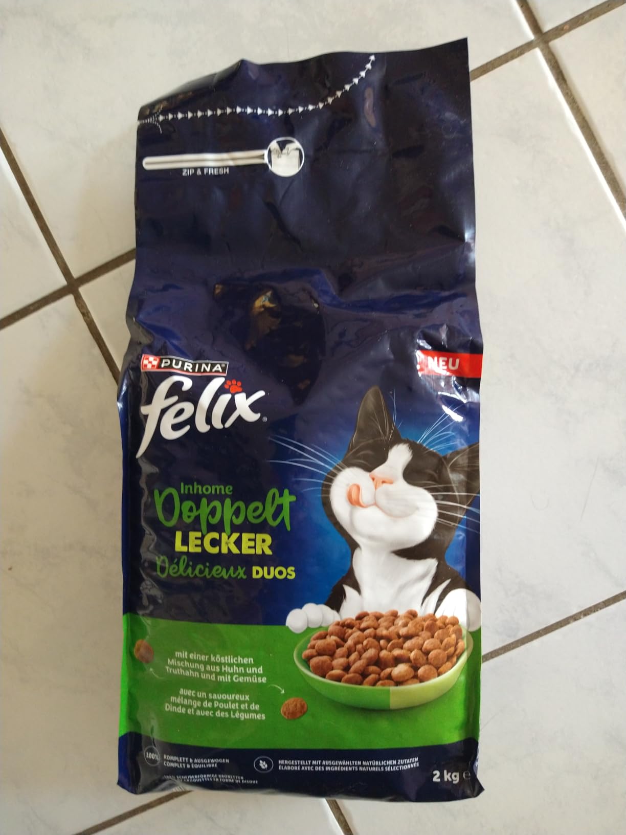FELIX Doppelt Lecker Inhome Huhn Trockenfutter 12kg