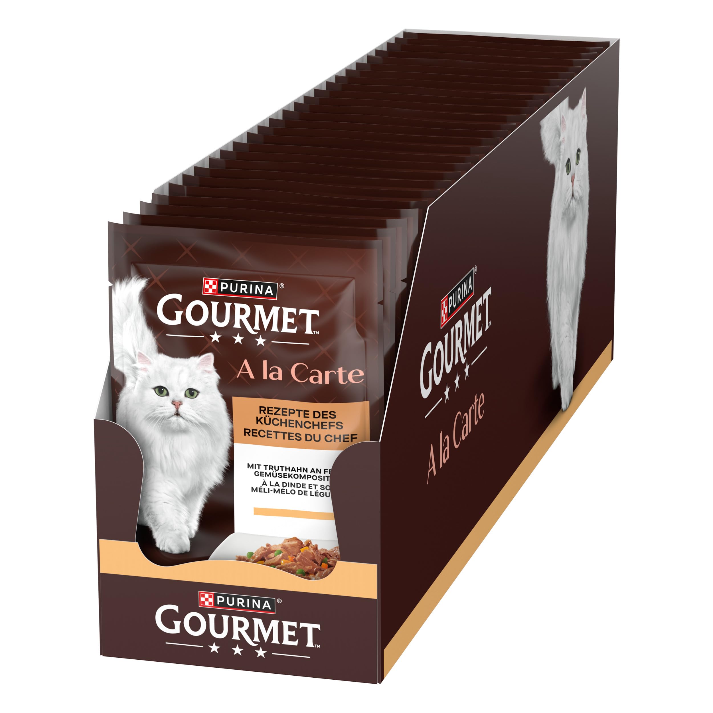 Gourmet Perle Genuss in Sauce Nassfutter Truthahn 26x85g