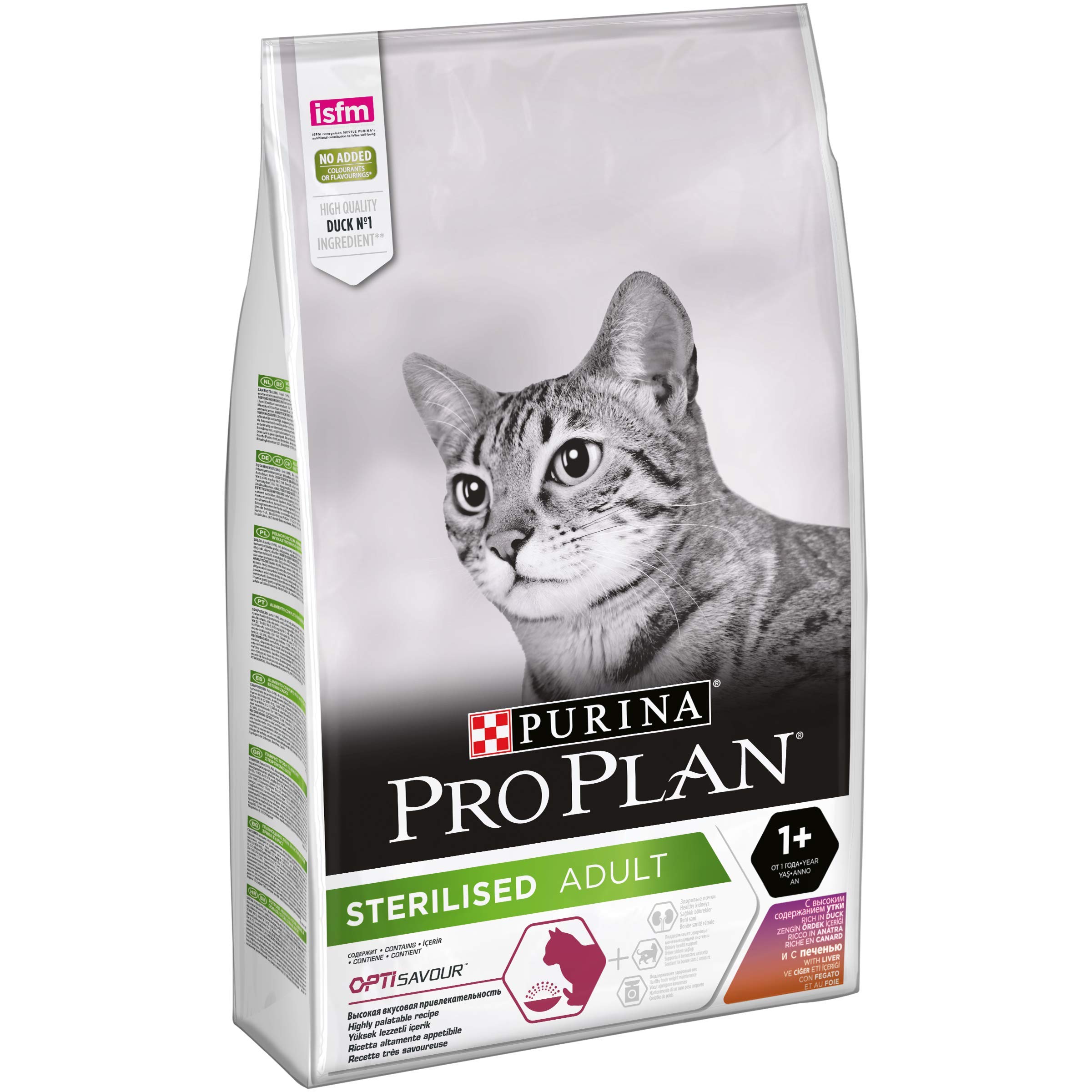 Purina Pro Plan Sterilised Adult Trockenfutter Ente Leber 10 kg
