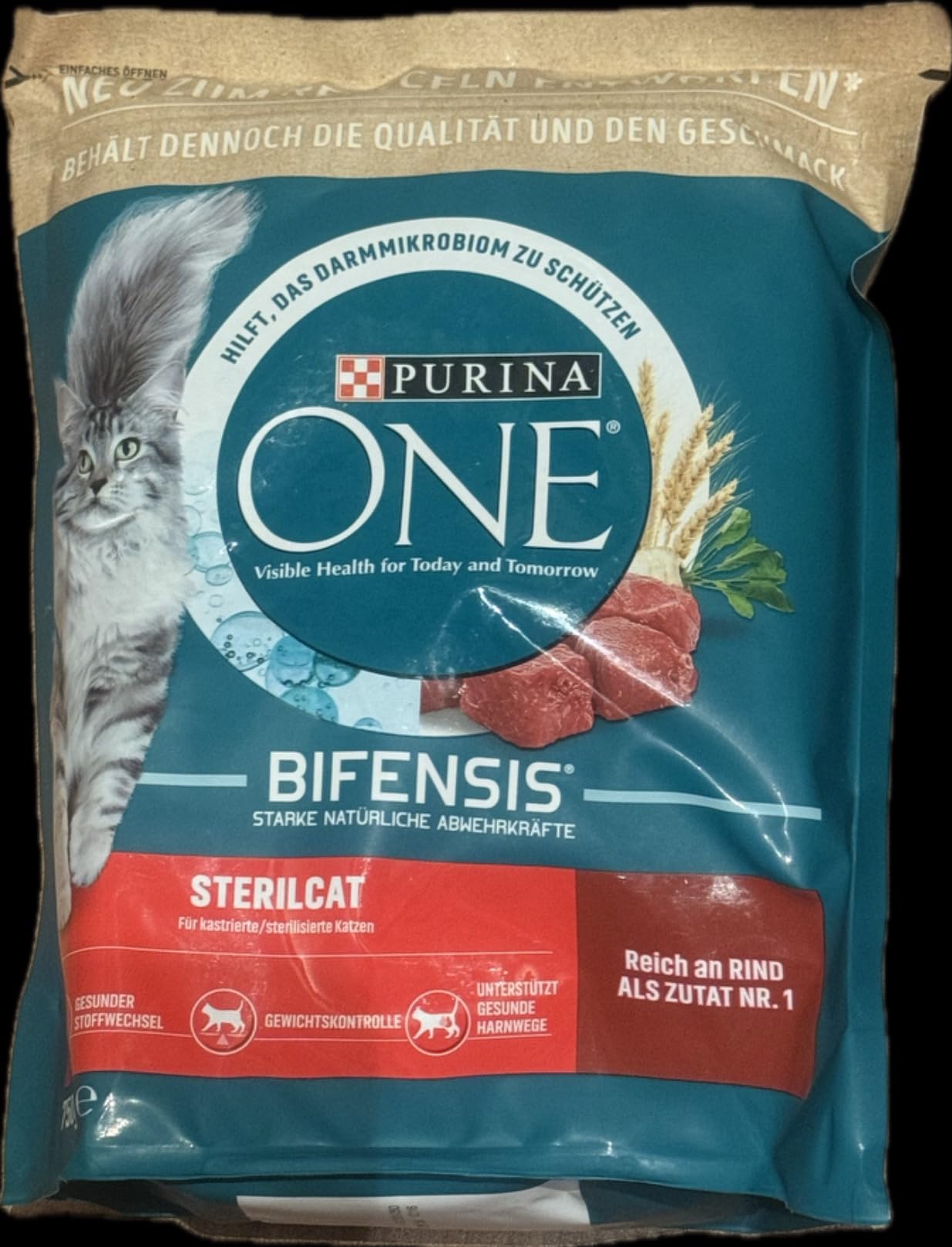 Purina One Bifensis Sterilcat Trockenfutter Rind 6x1,4kg