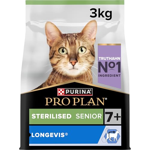 Pro Plan Sterilised 7+ Senior Truthahn Trockenfutter 4x3kg