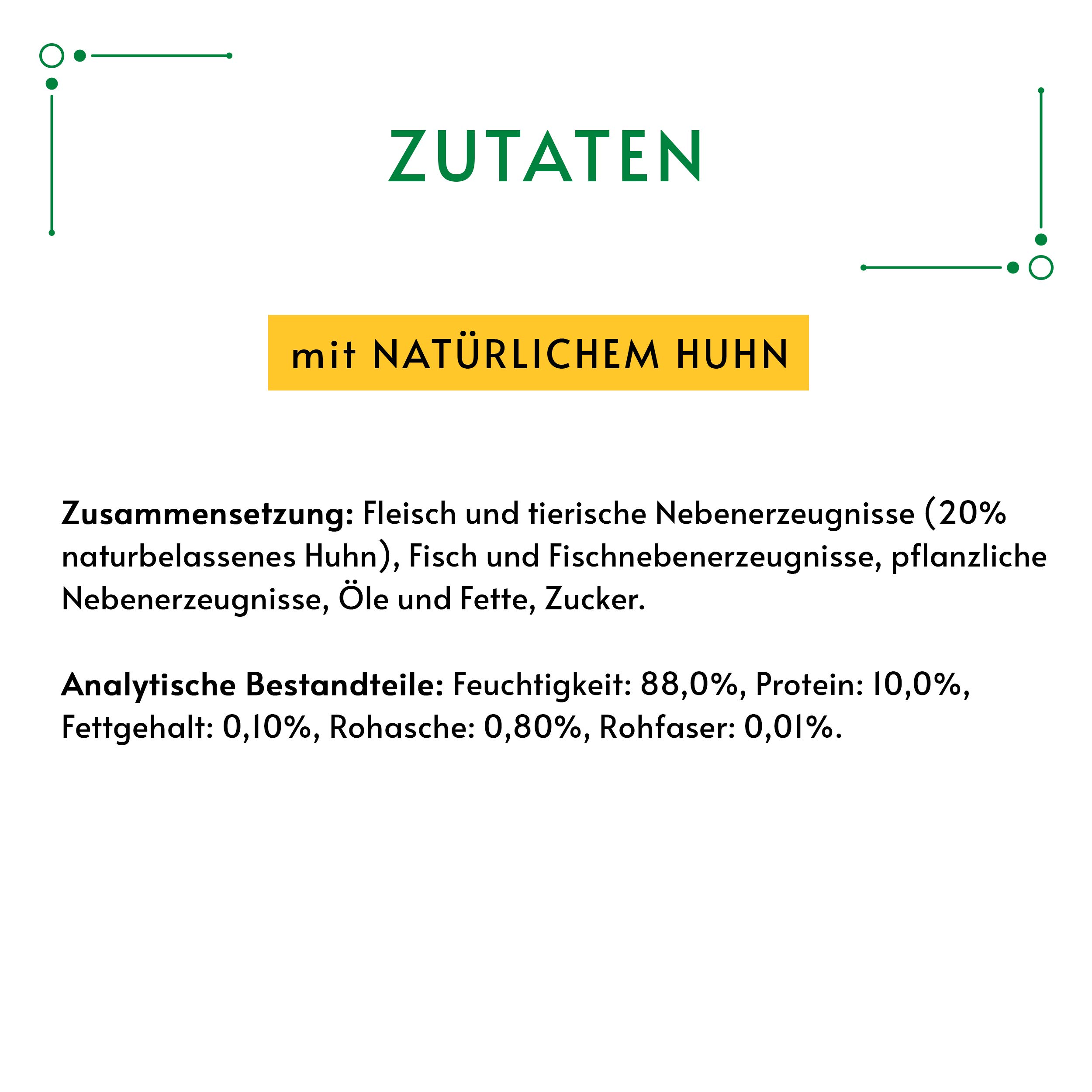 Gourmet Crystal Soup Huhn Katzensuppe 32x40g natürlich