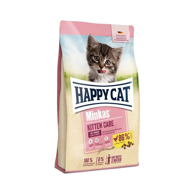Happy Cat Minkas Kitten Care Trockenfutter Geflügel 1,5kg