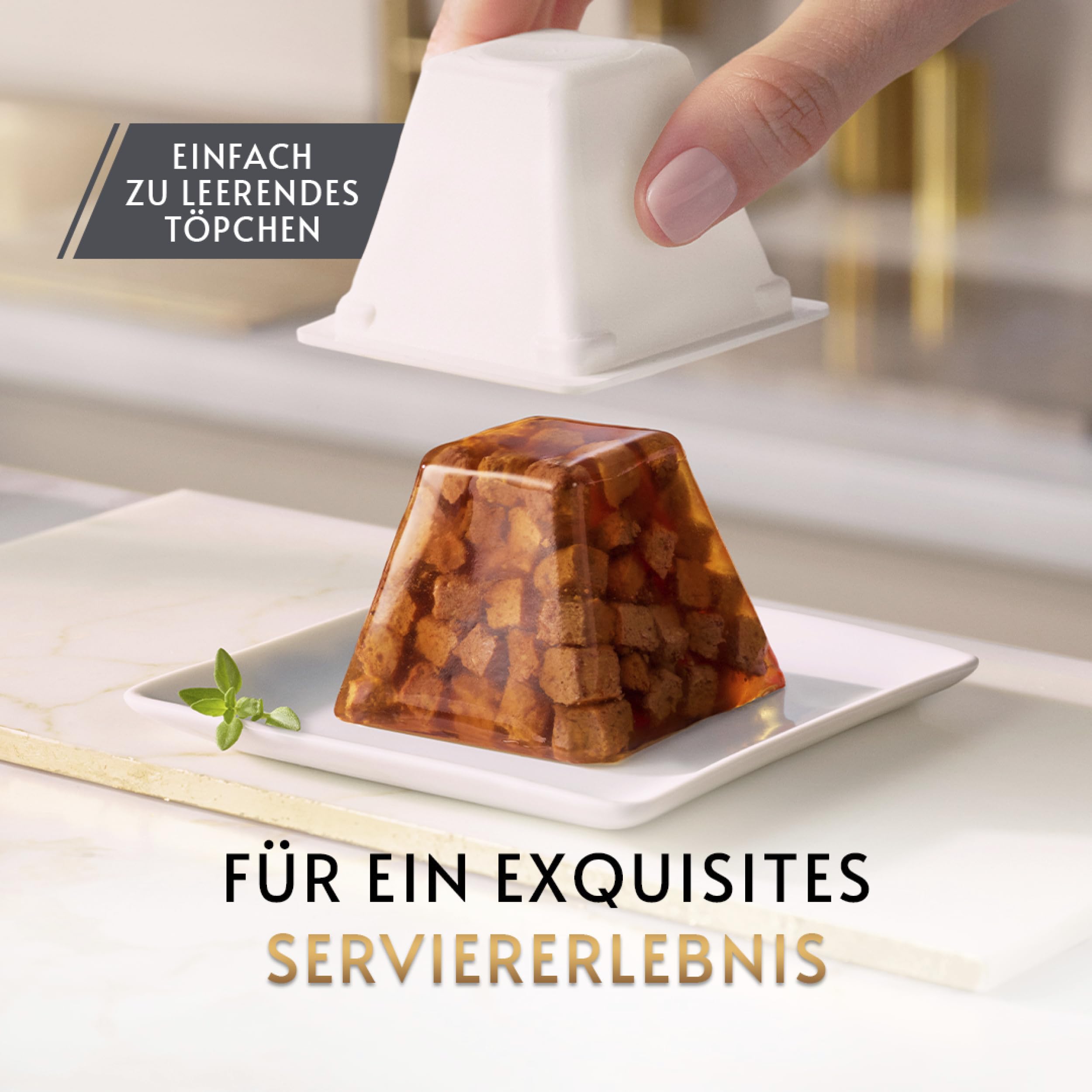Gourmet Perle Genuss in Gelée Nassfutter Huhn 6x57g