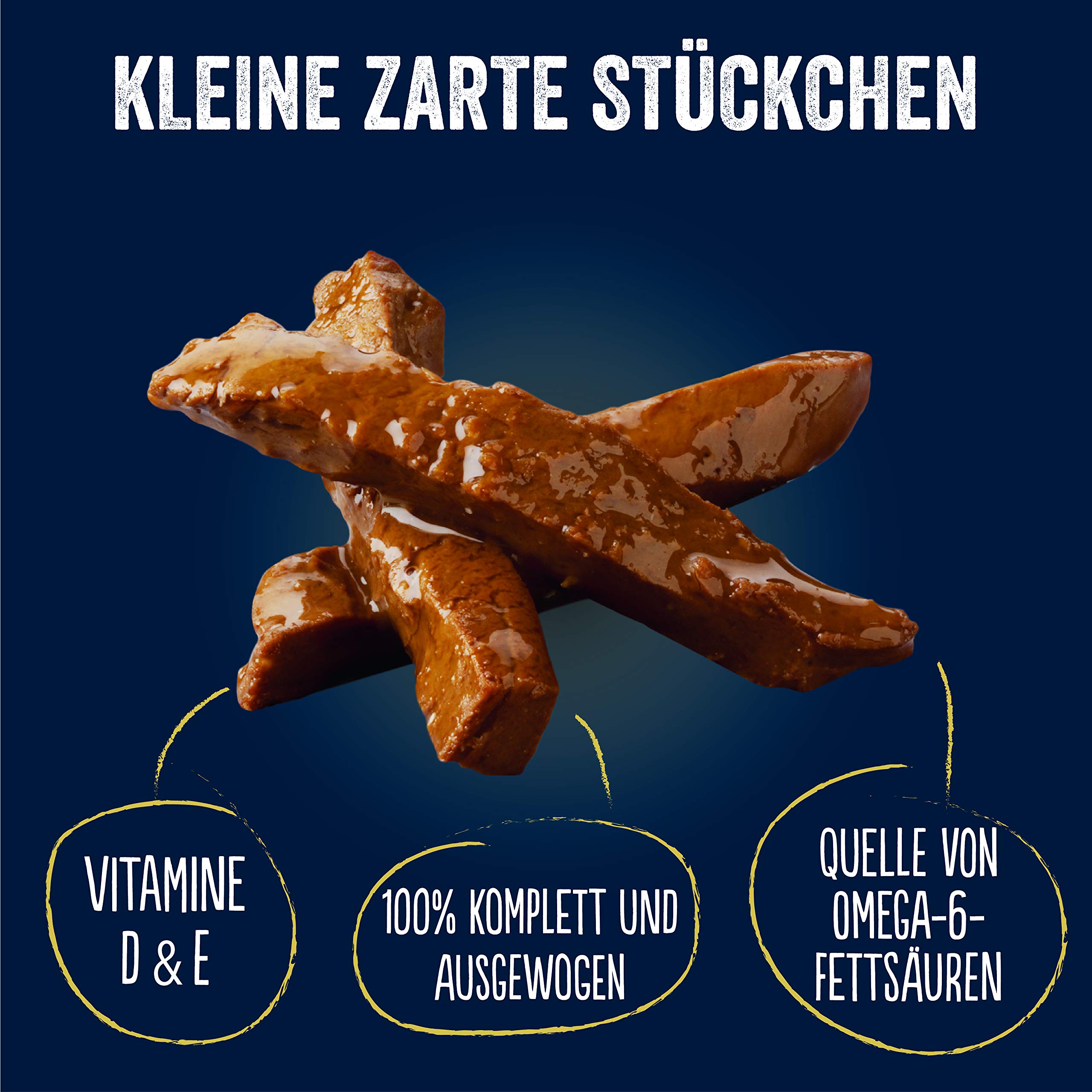 FELIX Tasty Shreds Nassfutter vom Land 60x80g mit Rind
