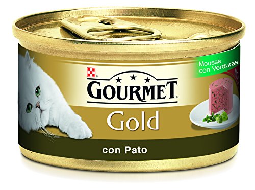 Gourmet Perle Genuss Sauce Nassfutter Ente Spinat Mousse 85g